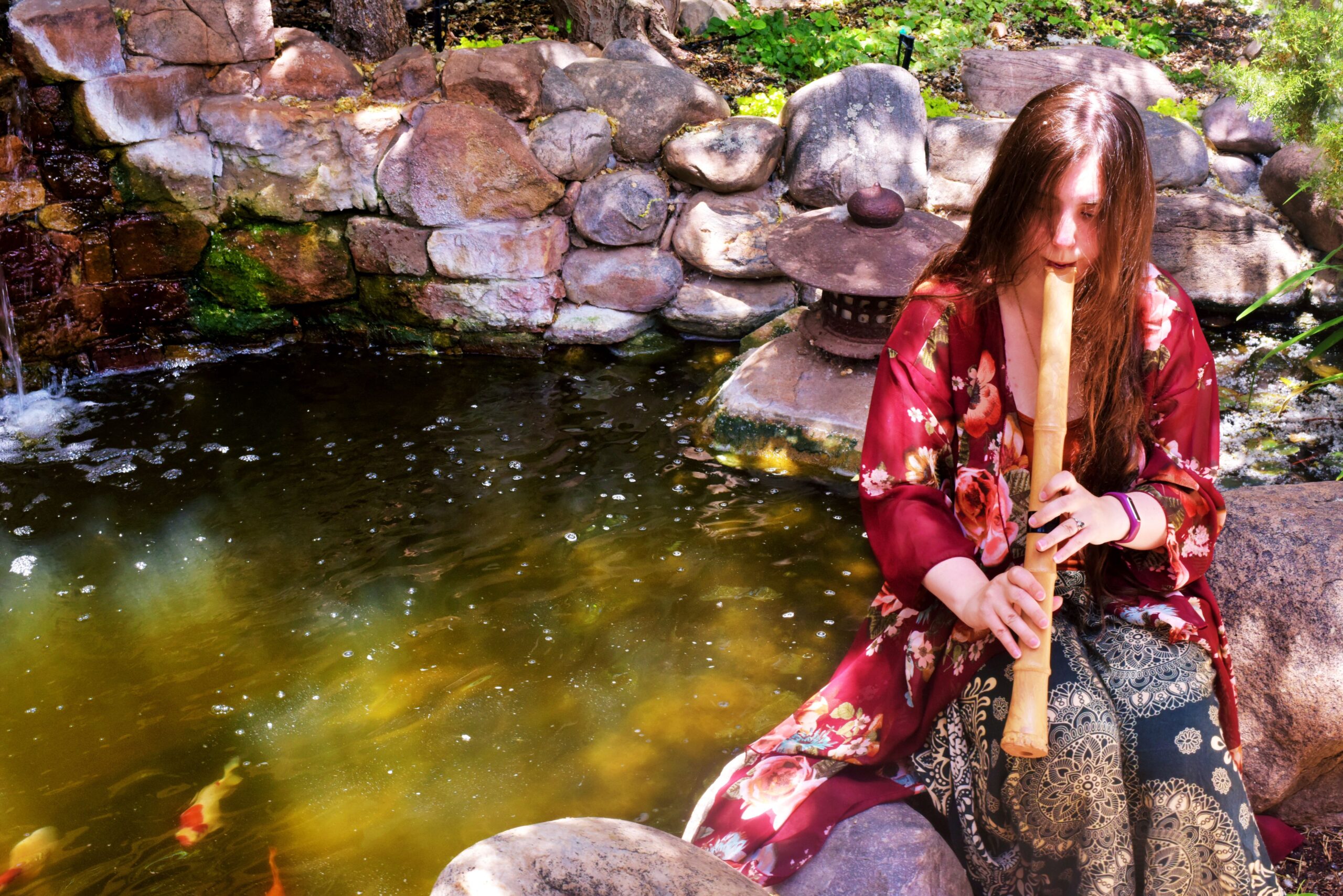 Private shakuhachi flute lesson instructor