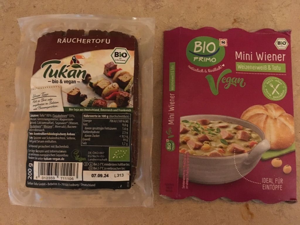 vegan mini wiener german food - vegan food in Germany